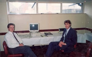 Aidan and Pauls first trade show