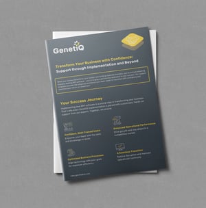 GenetiQ transform your business mockup